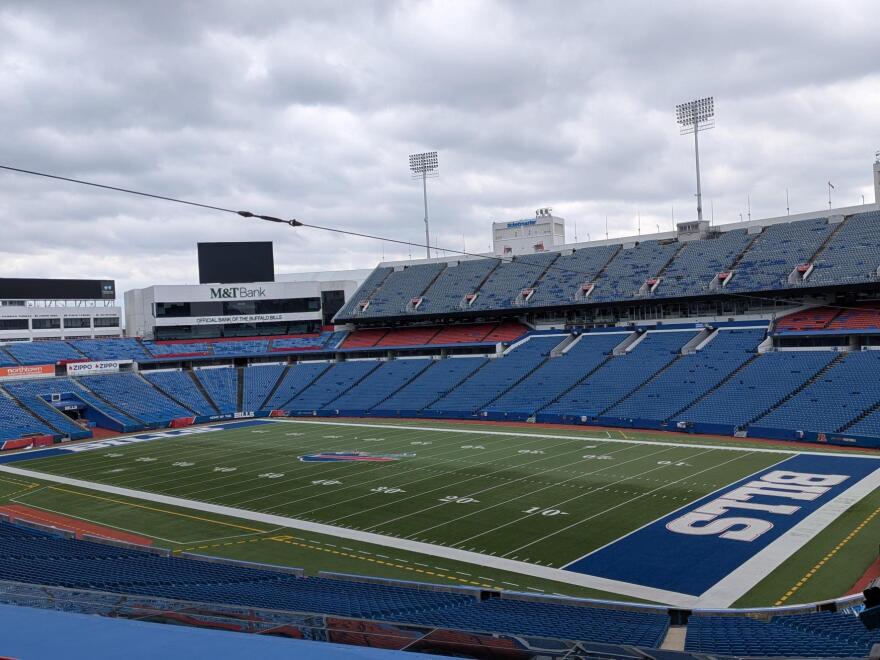 Old Highmark Stadium as seen on on March 31, 2026.