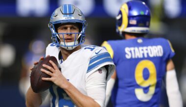 Lions' Jared Goff Overtakes Matthew Stafford To Become NFL Leader