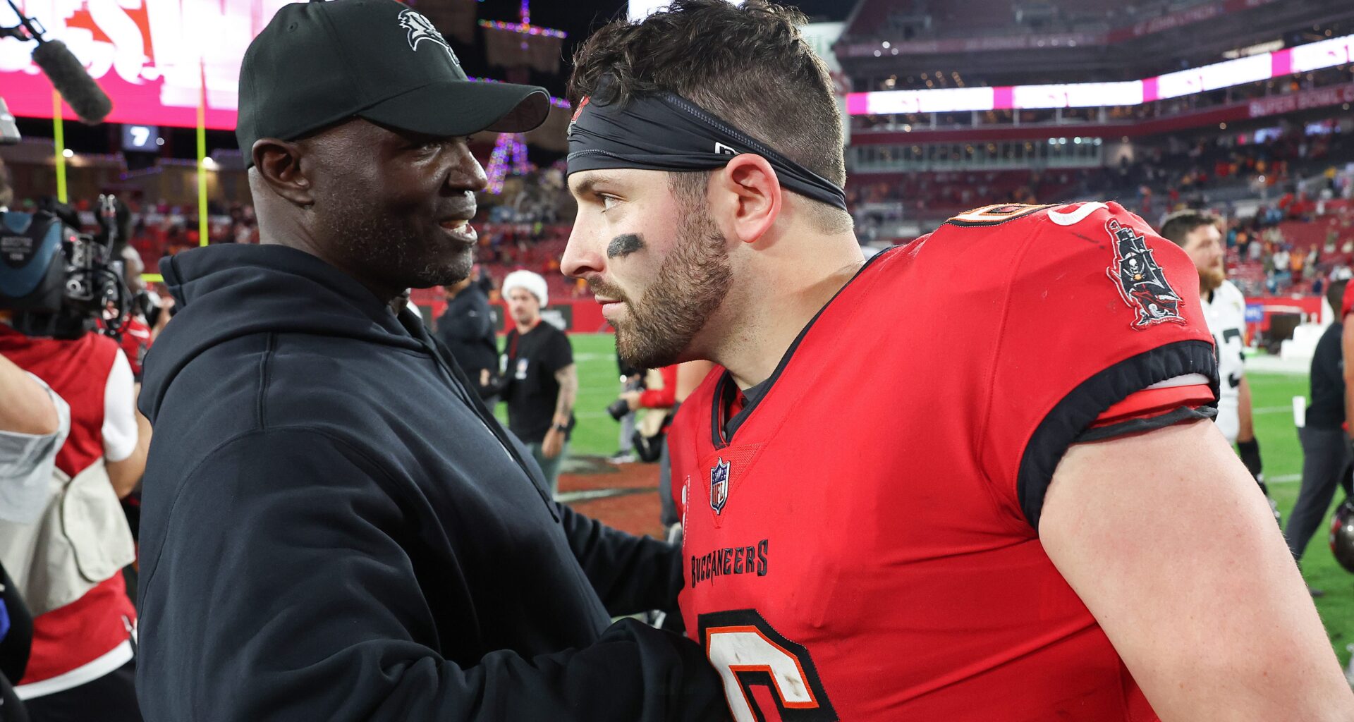 Bucs HC Todd Bowles Talks Baker Mayfield's Offseason Drama