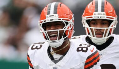 Browns Lock In Two Receivers in Latest Wave of Roster Moves