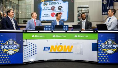 STARKVILLE, MS - November 28, 2025 - Mississippi State Quarterback Kamario Taylor (#1) during the game between the Ole Miss Rebels and the Mississippi State Bulldogs at Davis Wade Stadium at Scott Field in Starkville, MS. Photo By Will Porada
