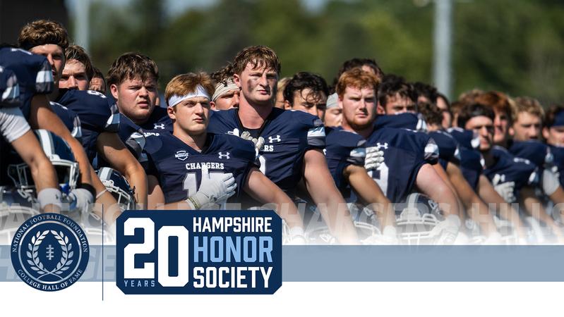 Chargers lead NCAA DII with 17 NFF Hampshire Honor Society inductees