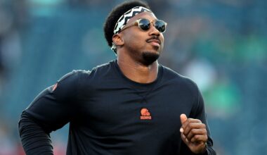 Browns Coach Sends Message on Myles Garrett Absence