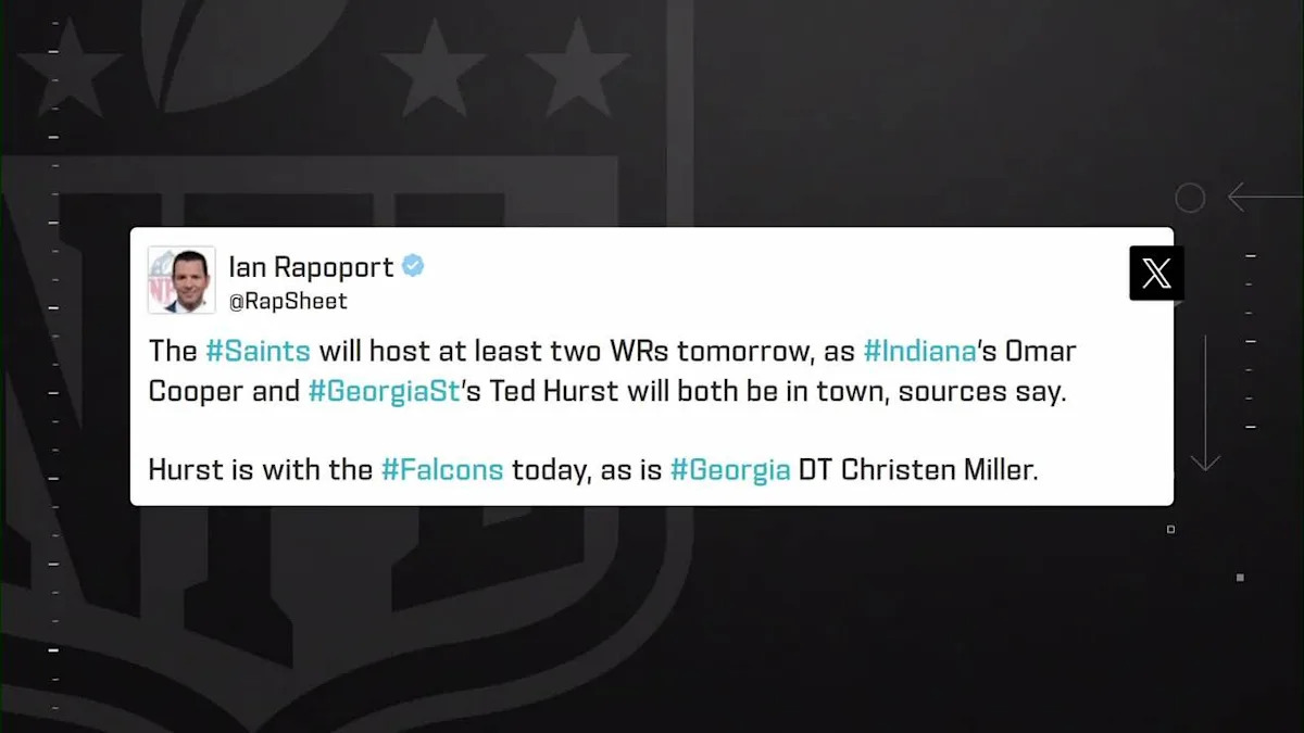 Rapoport reports prospects visiting teams ahead of 2026 NFL Draft 'The Insiders'