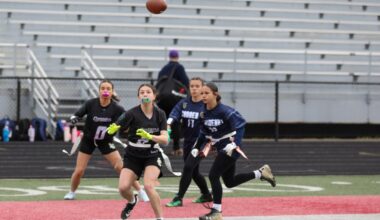 Lake Catholic vs. Conneaut flag football, April 12, 2026 – News-Herald