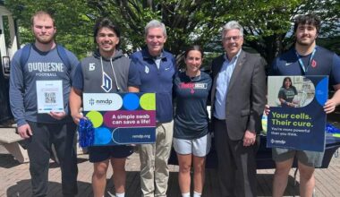 Duquesne Football Hosts 17th Annual Stem Cell Registry Drive