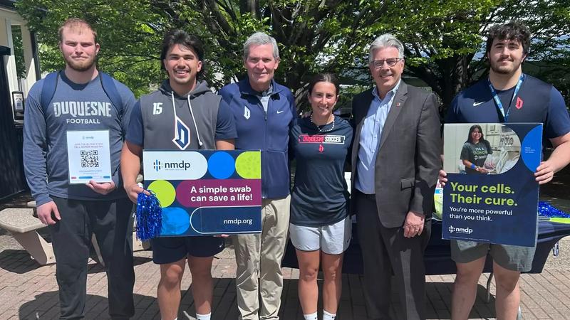 Duquesne Football Hosts 17th Annual Stem Cell Registry Drive