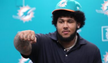 Dolphins' new coach and GM bet big on toughness in the NFL draft