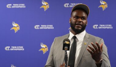 Vikings go big on defense in the NFL draft, particularly up front