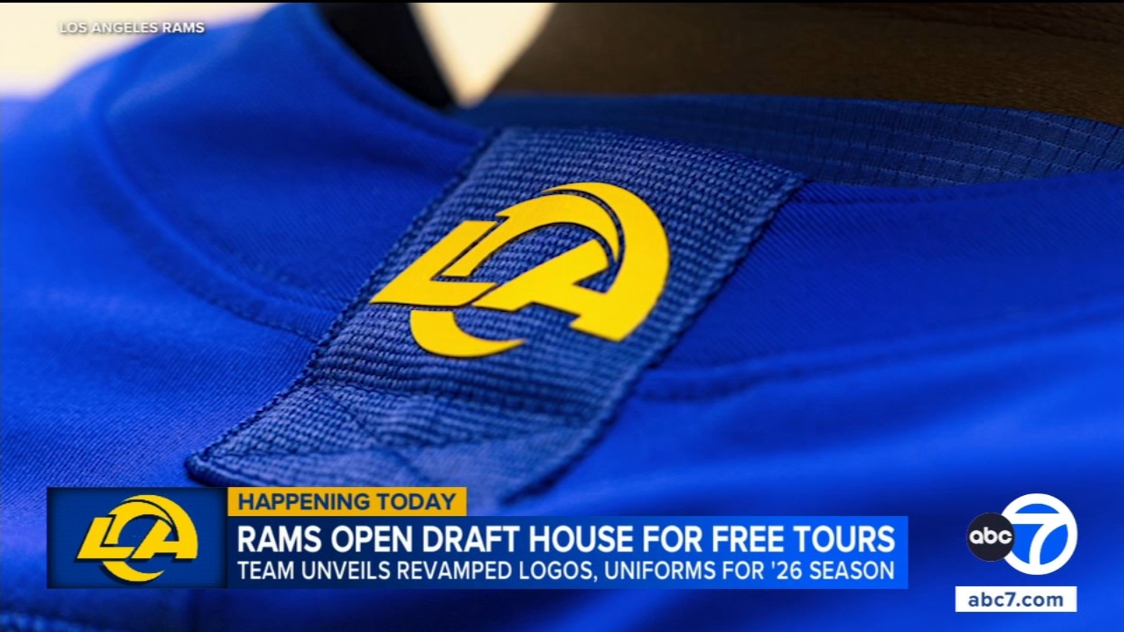 Los Angeles Rams unveil new uniforms ahead of 2026 NFL season