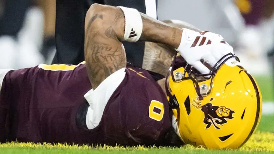 Jordyn Tyson injured against Arizon