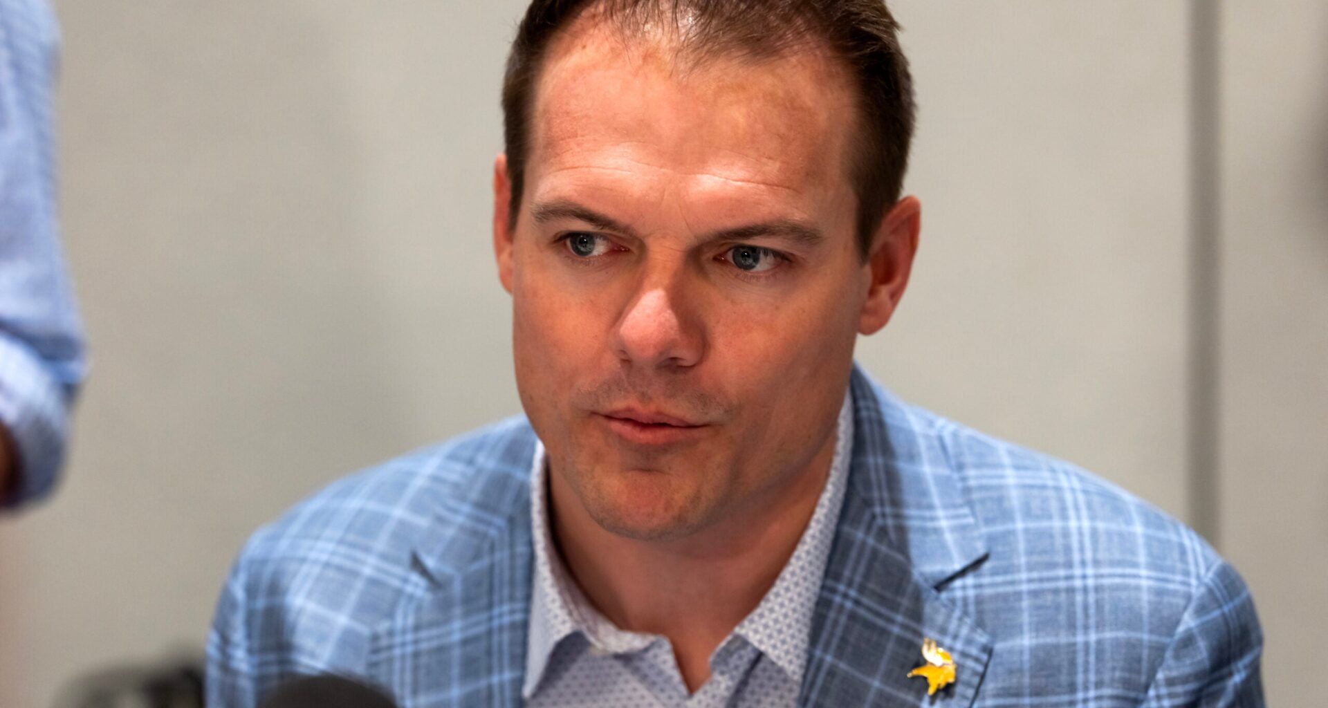 Mar 30, 2026; Phoenix, AZ, USA; Minnesota Vikings head coach Kevin O'Connell during the 2026 NFL Annual League Meeting at the Arizona Biltmore.