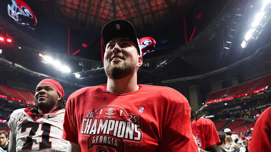 Monroe Freeling after the SEC Championship