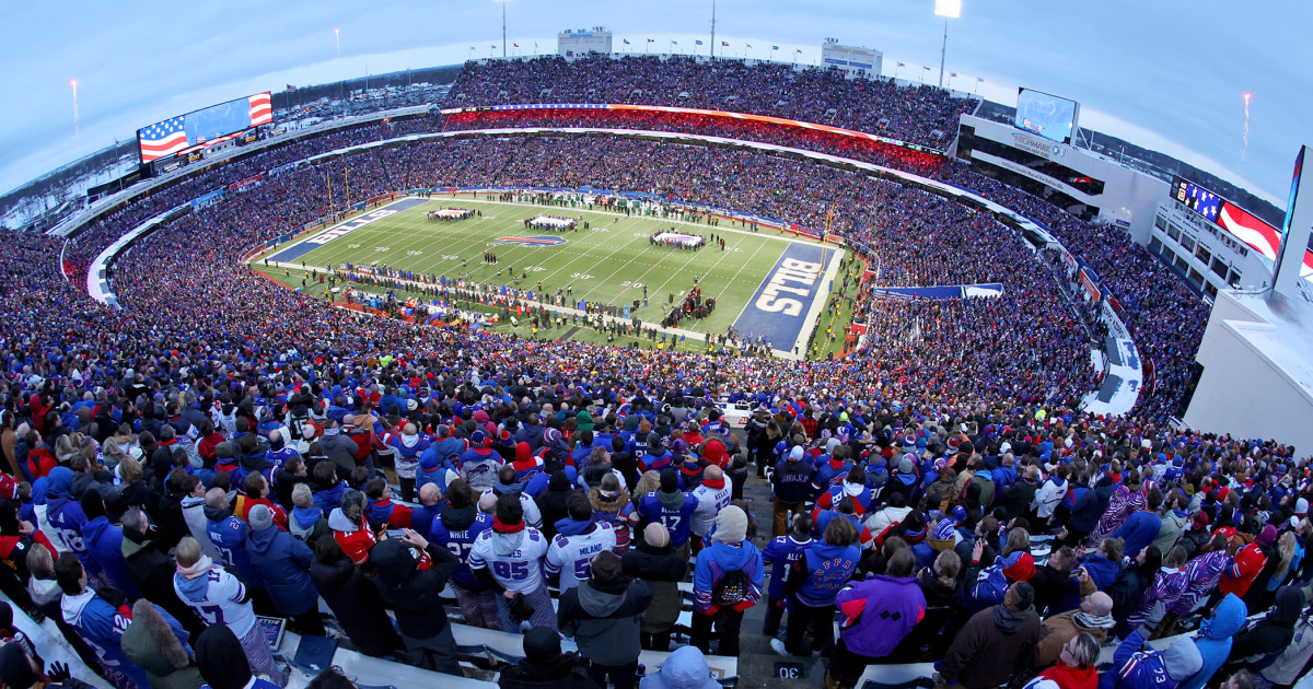 Bills fans grab pieces of legendary stadium before demolition