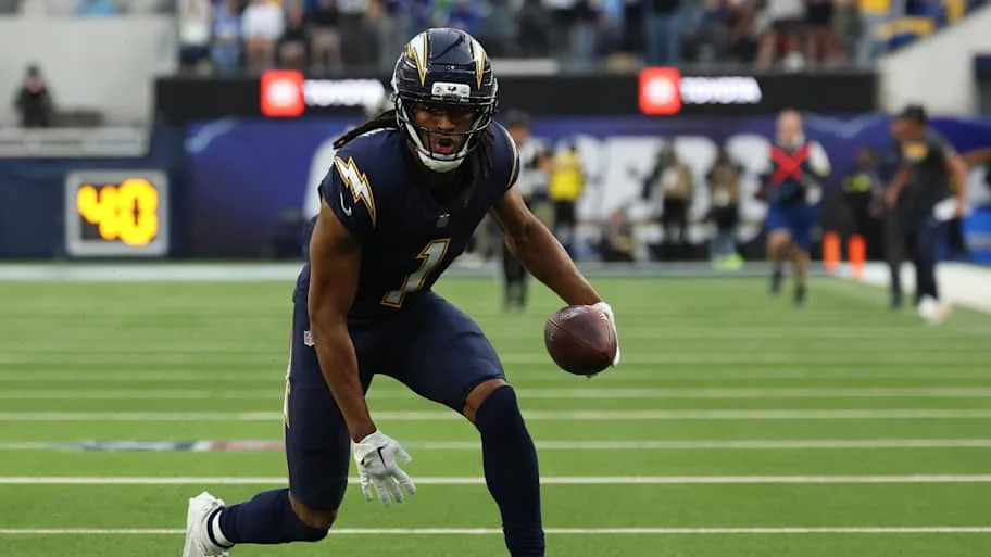 Los Angeles Chargers wide receiver Quentin Johnston