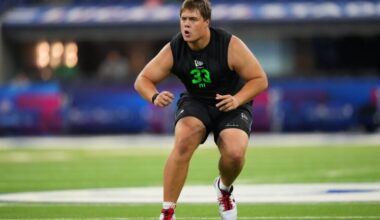 NFL Draft Day 1 recap: Patriots trade up, take Caleb Lomu 28th