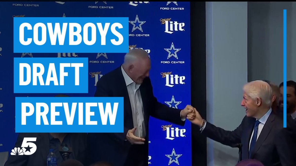 Cowboys draft questions loom after Clinton’s unexpected appearance – NBC 5 Dallas-Fort Worth