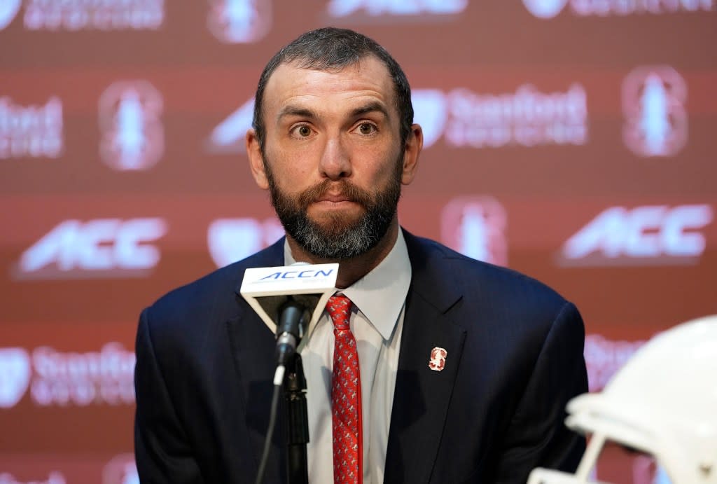 Andrew Luck retired after just six years in the NFL. Getty Images