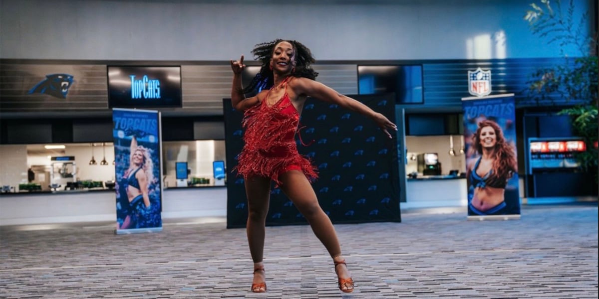 Charlotte high school dance teacher makes Panthers cheerleading team