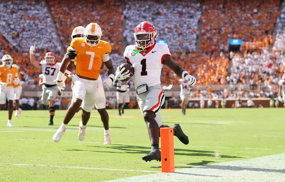 Zachariah Branch #1 of the Georgia Bulldogs