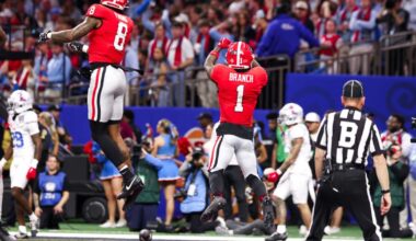 Zachariah Branch selected 79th overall by Atlanta Falcons in the 2026 NFL draft | Georgia Sports