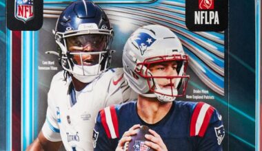 Titans' Cam Ward, Patriots' Drake Maye tapped Topps cover athletes | Sports