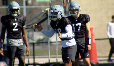 WSU Football showcases quarterback battle, defensive chemistry in spring trip to Spokane | Washington State