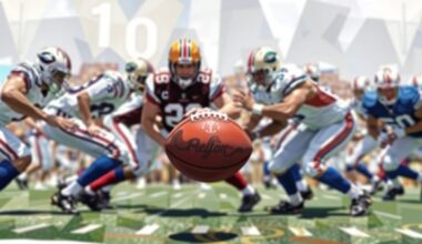 A fractured, geometric painting depicting the offensive line, quarterback, and football in sharp, overlapping planes, conveying the chaotic energy and high stakes of a crucial late-game moment in a football match.