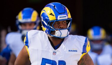 Rams OT had the third-lowest blown block rate in 2025