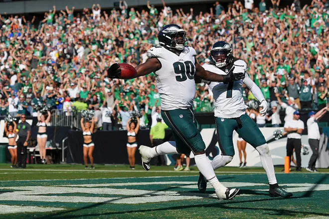 Jordan Davis #90, Philadelphia Eagles (Photo by Mitchell Leff/Getty Images)