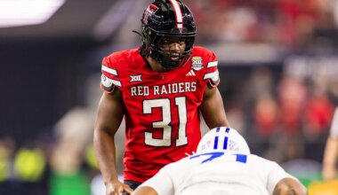 Arizona Cardinals met with Texas Tech EDGE David Bailey