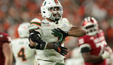 Scouting Miami edge rusher Akheem Mesidor for Saints