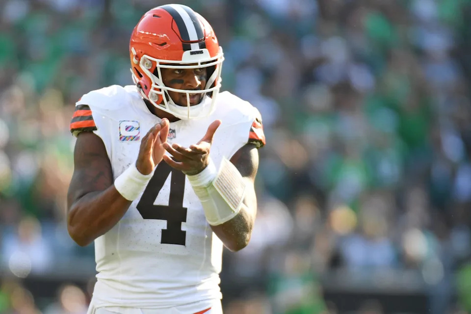 Cleveland Browns quarterback Deshaun Watson.Eric Hartline-Imagn Images