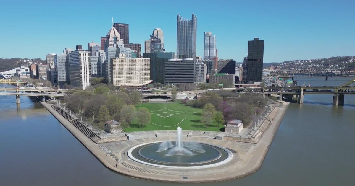 Point State Park fountain turned on early as Pittsburgh continues preparations for NFL draft