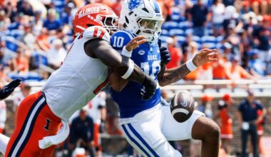 Patriots trade up again to select edge defender Gabe Jacas 55th overall