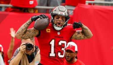 49ers' Mike Evans taking No. 5, not Brock Purdy's No. 13