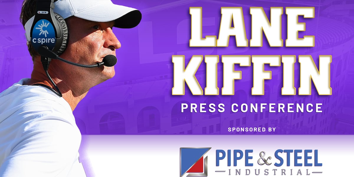 WATCH: Coach Kiffin discusses LSU Football spring practice Week 5