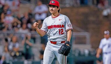 College baseball week in review: Georgia takes SEC lead with sweep in Starkville