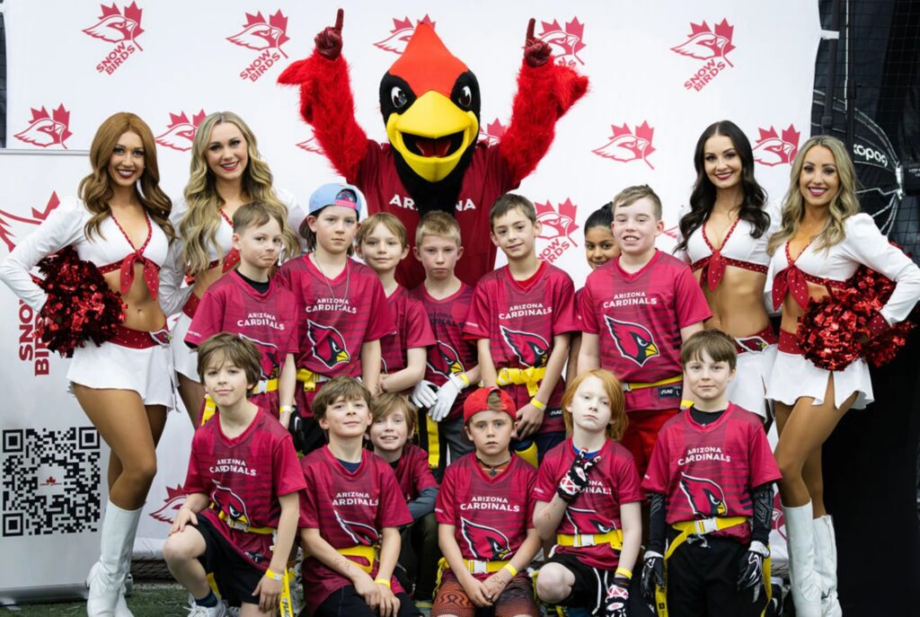Arizona Cardinals sponsor Calgary youth flag football league in historic NFL first