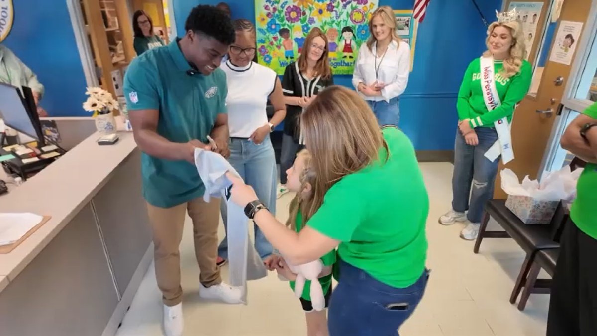 Eagles WR Darius Cooper meets with family of slain Pa. trooper – NBC10 Philadelphia