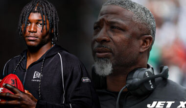 Aaron Glenn addresses why the NY Jets chose David Bailey over Arvell Reese