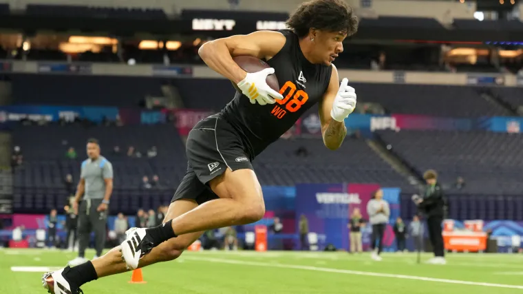 Patriots Predicted To Draft 1,781-Yard Big Ten WR To Boost Drake Maye image