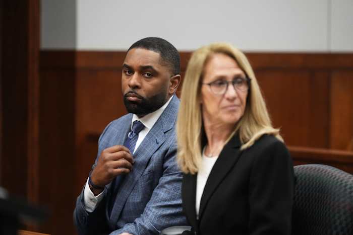 What former Michigan football staffer who accused Sherrone Moore said after he avoided jail time