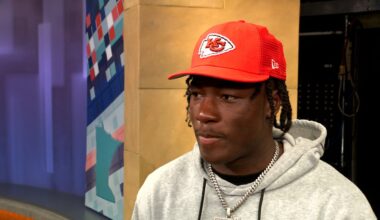 Watch: Holy Angels-grad Emmett Johnson pumped to join Kansas City Chiefs