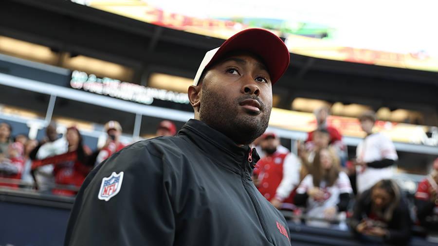 Former Seattle Seahawks linebacker K.J. Wright 49ers pregame 2024...