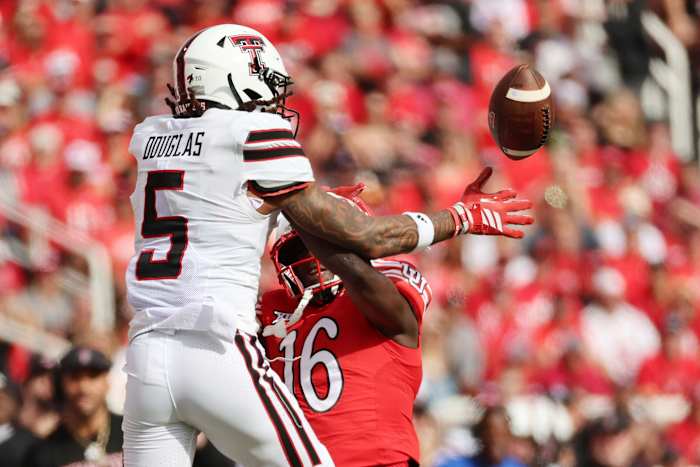 Texas Tech receiver Caleb Douglas visited Texans on Wednesday, Eagles up next