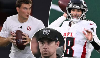 Raiders sign Kirk Cousins to compete with Fernando Mendoza