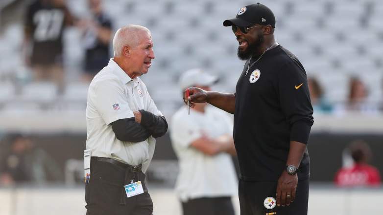 Danny Smith and Mike Tomlin