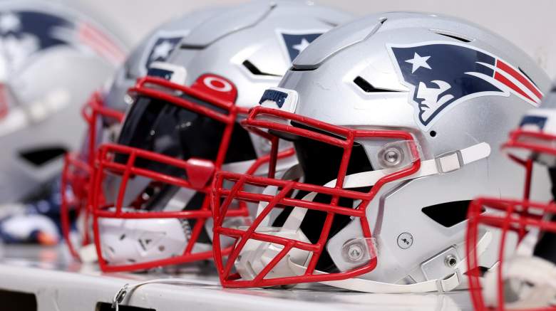 Patriots helmets