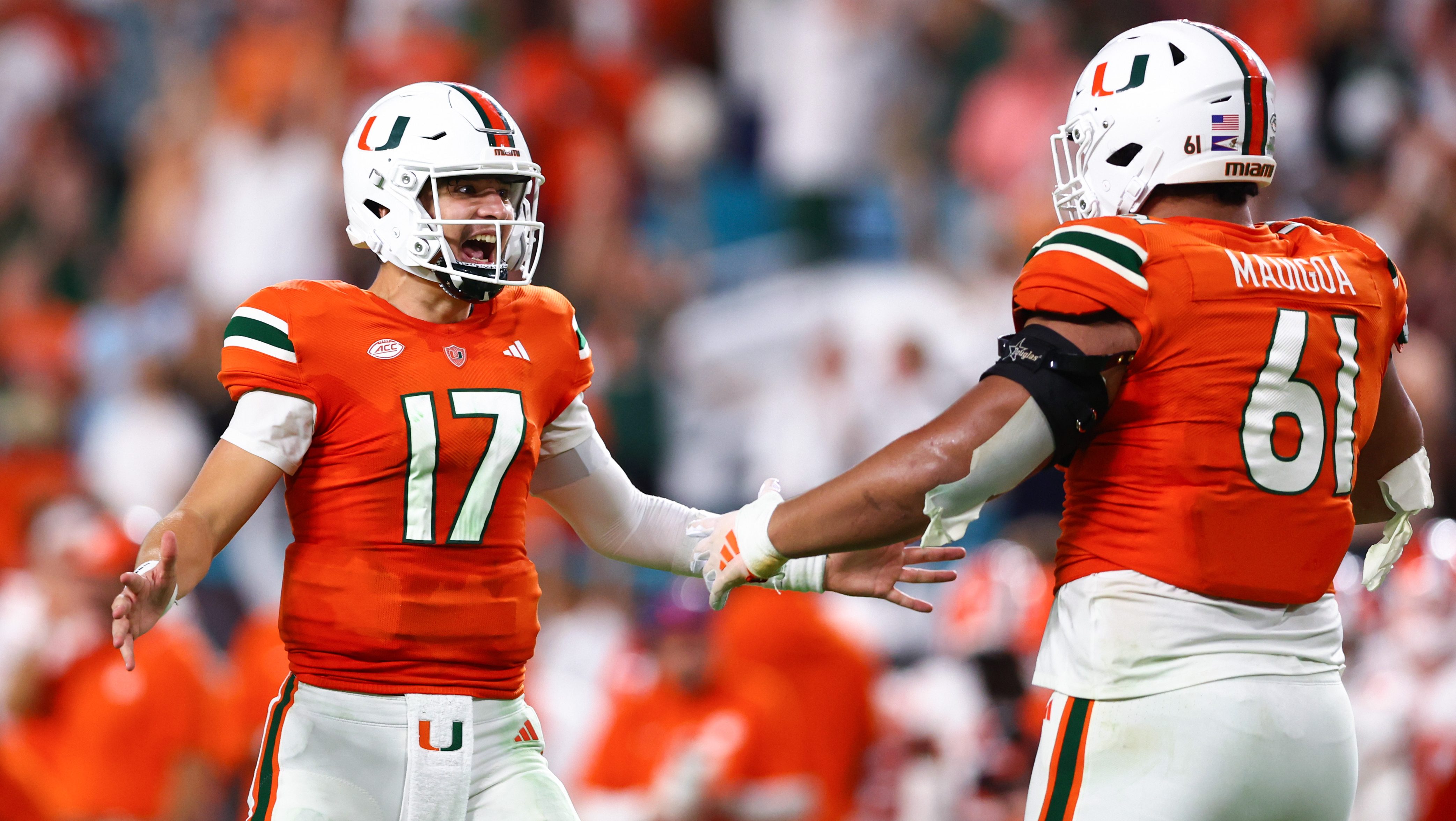 Francis Mauigoa & Carson Beck